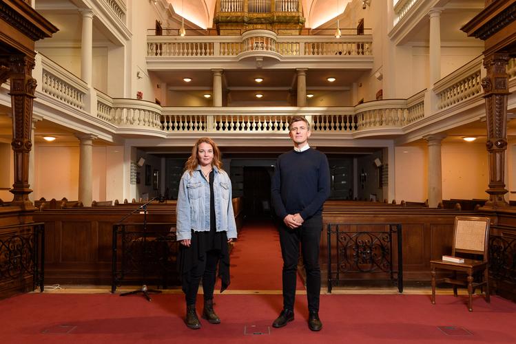 Priests Julia Schnizlein and Wilfried Fussenegger - Lutherische Stadtkirsche, Vienna