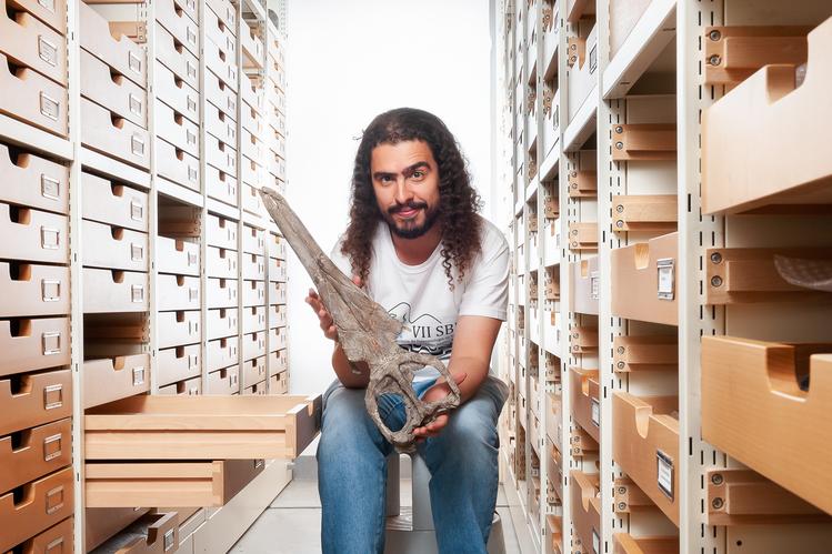 Biologist Paulo Miranda Nascimento - Institut für Paläontologie - Vienna.